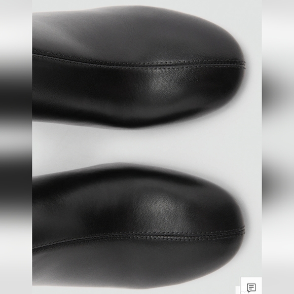 Mango Elegant Black Knee-High Women's Boots - Picture 4 of 5